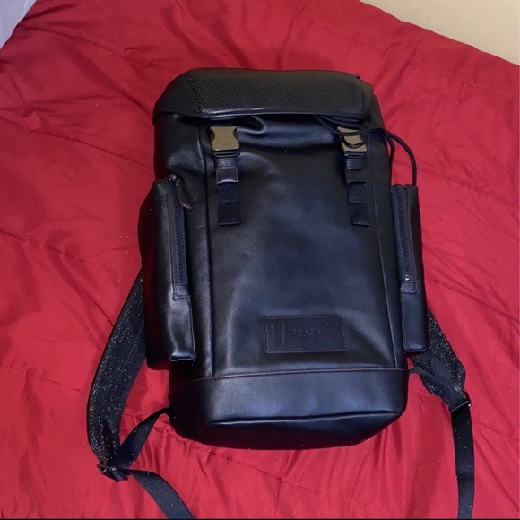 **NWOT $400** Calf Leather COACH backpack - Picture 2 of 12